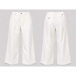 Travis Mathew Golf TROUSER MENS 38x32 White Straight PANTS HEAVIER PERFORMANCE